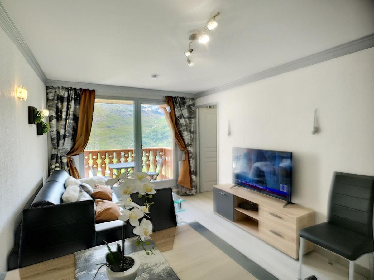 Charmant 3 Pieces Renove, Ski Aux Pieds, Balcon Sud, 6 Pers. - Les Bruyeres, Res. Valmonts, 3 Flocons Or - Fr-1-178-322 Saint-Martin-de-Belleville Luaran gambar
